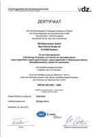 VDZ - Zertifikat
